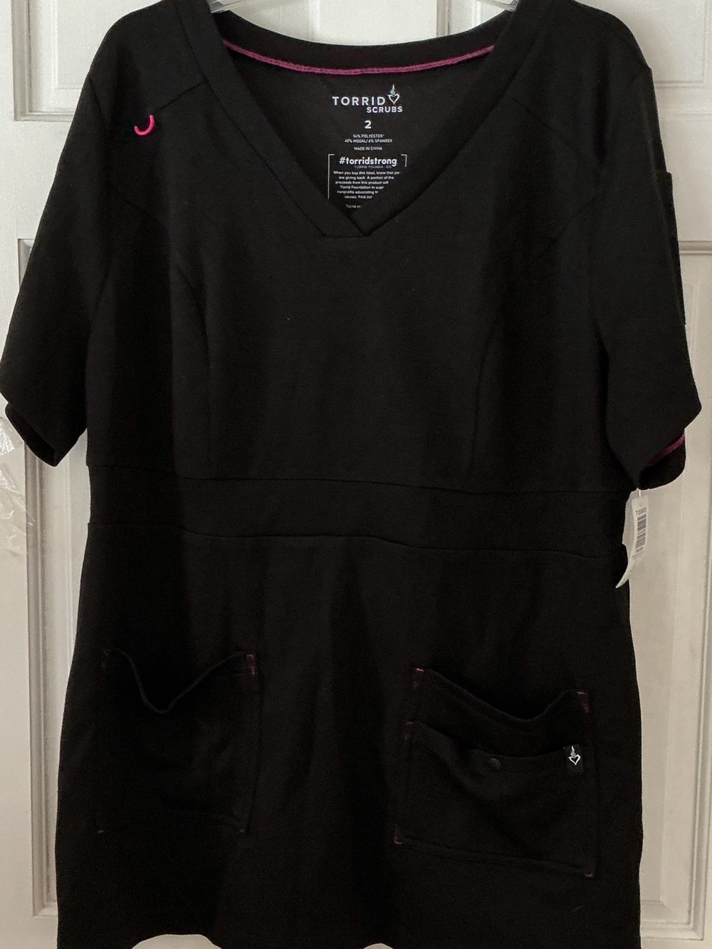 NEW TORTID SCRUB TOP - 2X